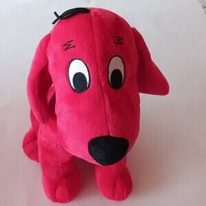 Kohl's Care Clifford the Big Red Dog 14” stuffed animal plush dog PBS kids EUC.